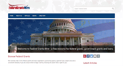 Desktop Screenshot of federalgrantswire.com